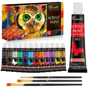 acrylic paint pack of 12