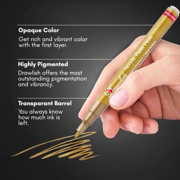 2 Golden & Silver Pens - Image 2