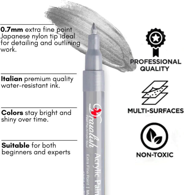 2 Golden & Silver Pens - Image 3