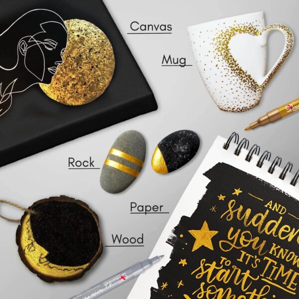 2 Golden & Silver Pens - Image 6