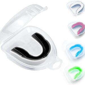 5 Pack Kids Youth Mouth Guard for Sports, Boys Girls Mouth Guard with Case, Child Teen Sports Mouthguard for Football Lacrosse Basketball Boxing Soccer